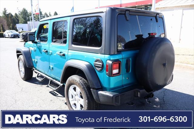 used 2020 Jeep Wrangler Unlimited car, priced at $24,291