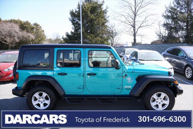 used 2020 Jeep Wrangler Unlimited car, priced at $24,291