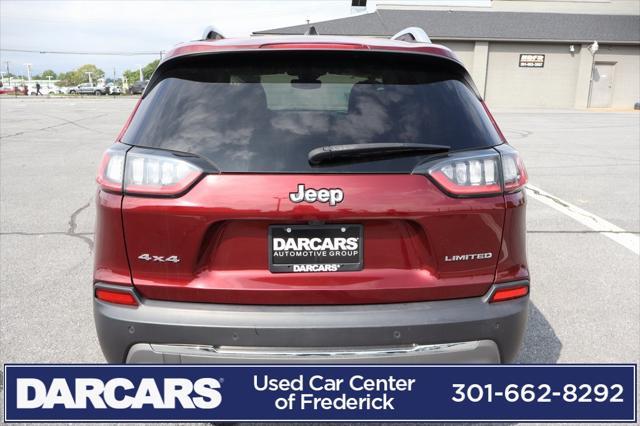 used 2021 Jeep Cherokee car, priced at $17,740