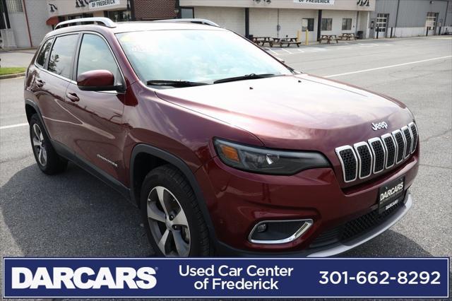 used 2021 Jeep Cherokee car, priced at $17,740