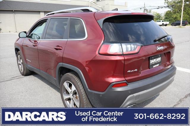 used 2021 Jeep Cherokee car, priced at $17,740