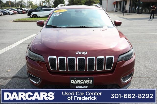 used 2021 Jeep Cherokee car, priced at $17,740