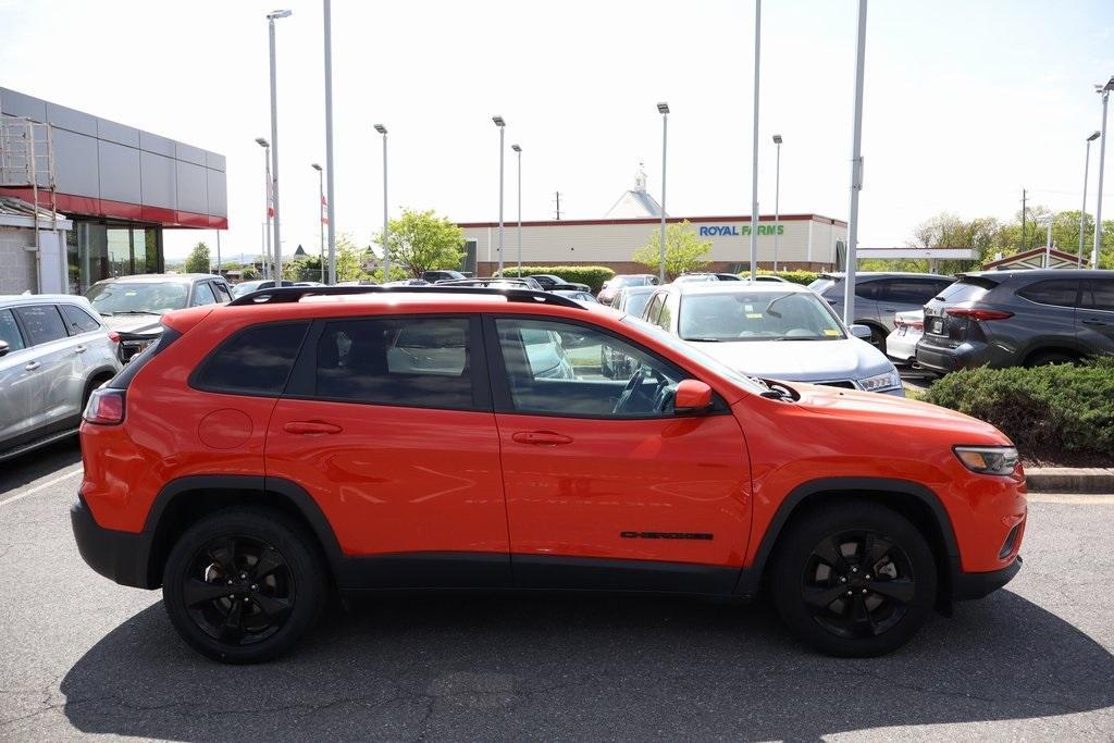 used 2021 Jeep Cherokee car, priced at $17,491