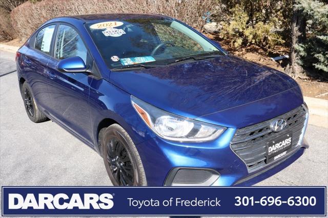 used 2021 Hyundai Accent car, priced at $14,640