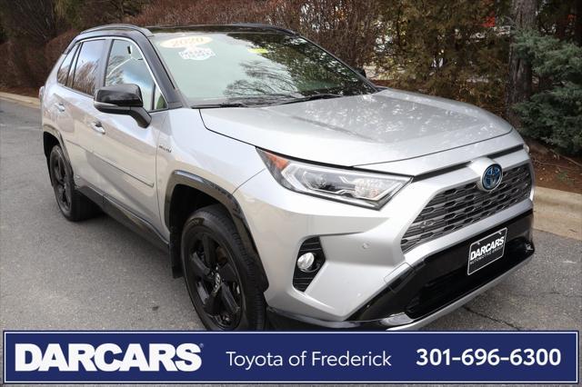 used 2020 Toyota RAV4 Hybrid car, priced at $27,291