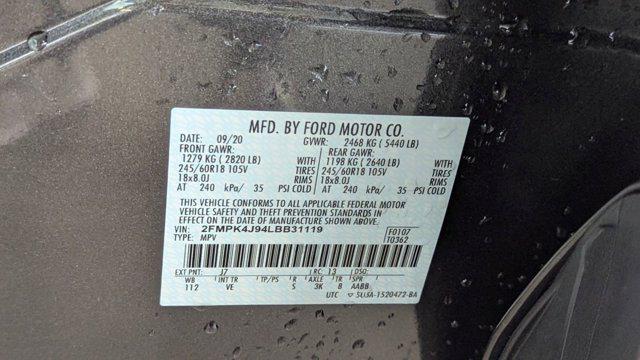 used 2020 Ford Edge car, priced at $20,999