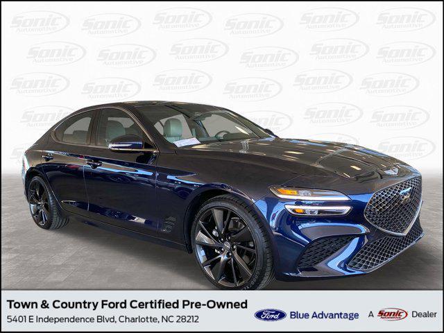 used 2023 Genesis G70 car, priced at $26,996