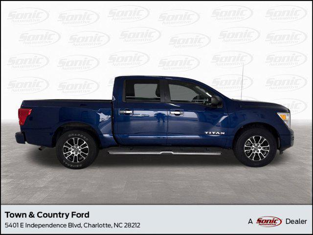 used 2021 Nissan Titan car, priced at $27,499