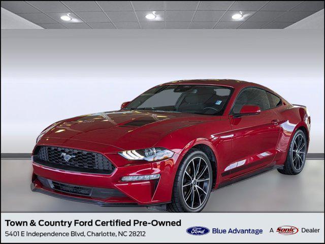 used 2021 Ford Mustang car, priced at $24,199