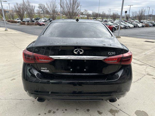 used 2018 INFINITI Q50 car, priced at $22,959