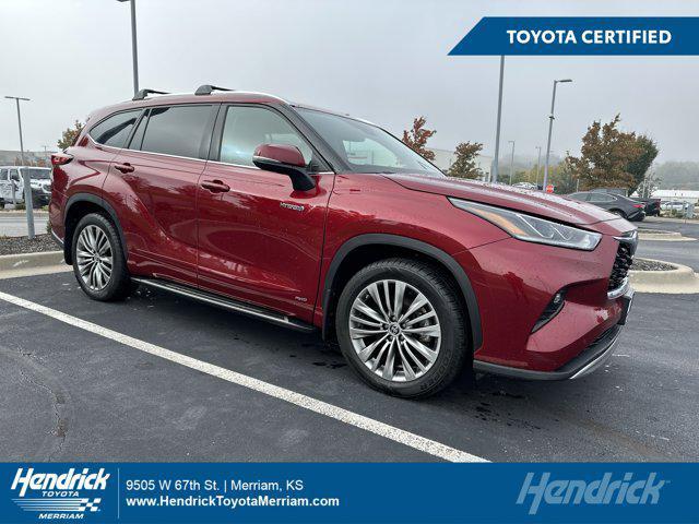 used 2021 Toyota Highlander Hybrid car, priced at $44,940