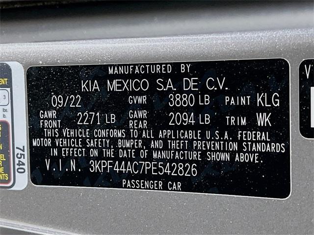 used 2023 Kia Forte car, priced at $23,988