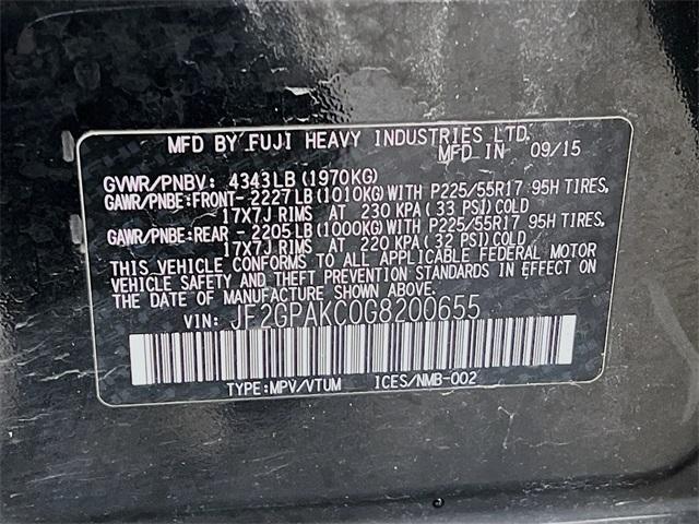 used 2016 Subaru Crosstrek car, priced at $16,975