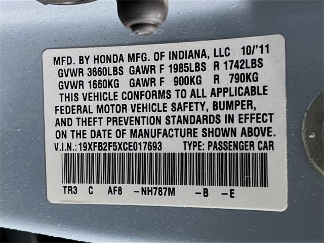 used 2012 Honda Civic car, priced at $9,975