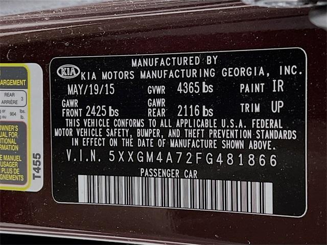 used 2015 Kia Optima car, priced at $15,990