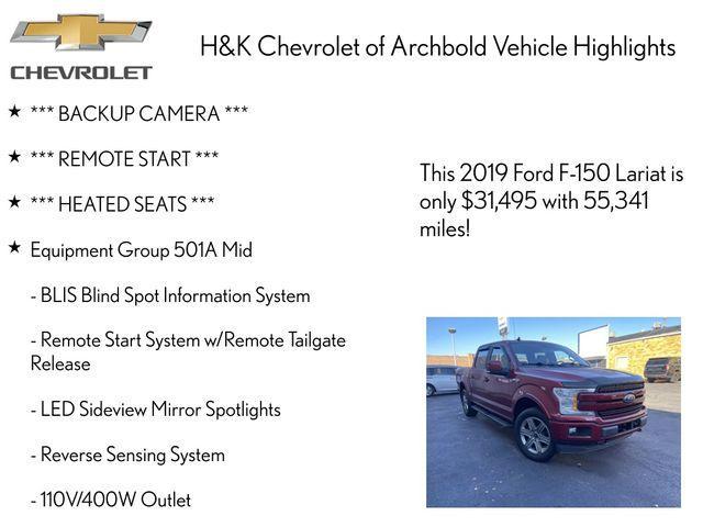 used 2019 Ford F-150 car, priced at $31,495