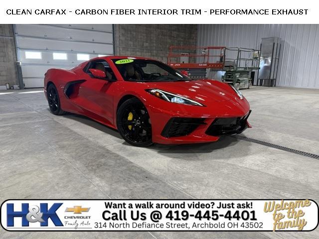 used 2021 Chevrolet Corvette car, priced at $61,795