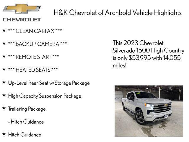 used 2023 Chevrolet Silverado 1500 car, priced at $53,995