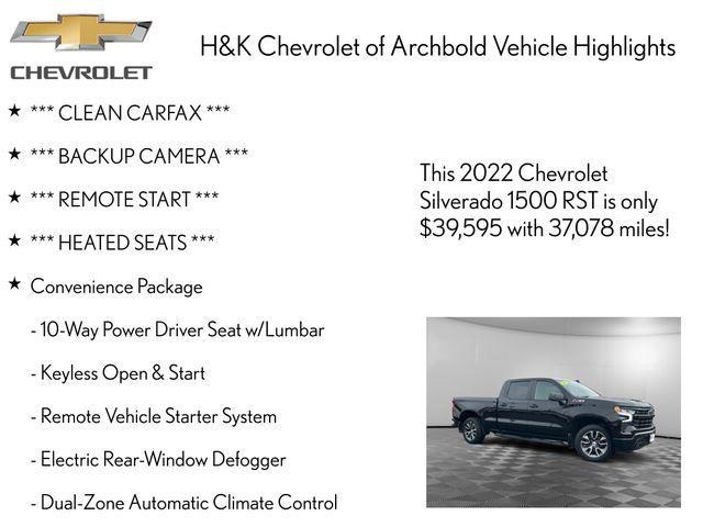 used 2022 Chevrolet Silverado 1500 car, priced at $39,595