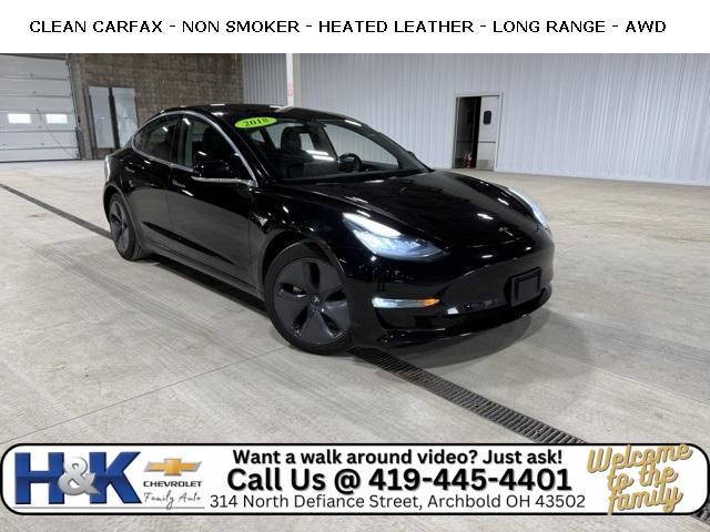 used 2018 Tesla Model 3 car, priced at $18,595