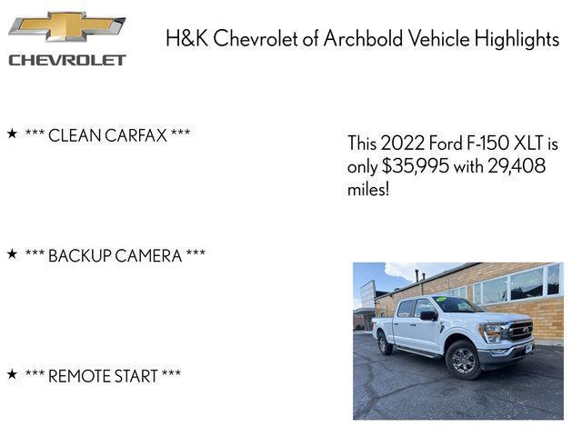 used 2022 Ford F-150 car, priced at $35,995