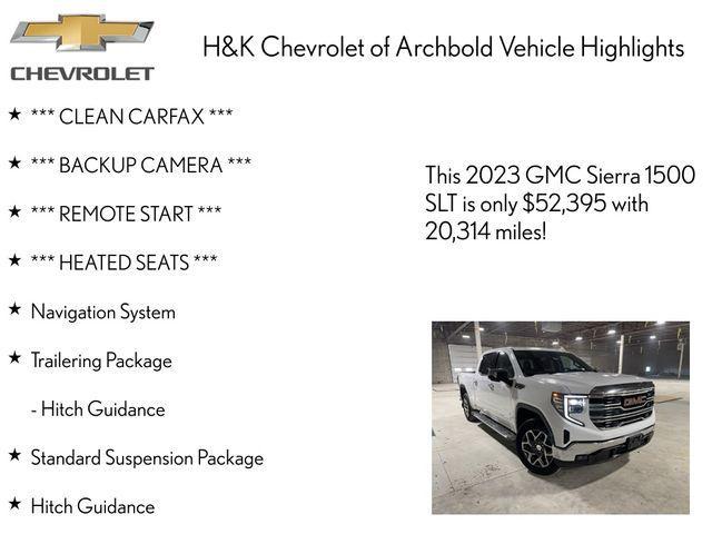 used 2023 GMC Sierra 1500 car, priced at $52,395