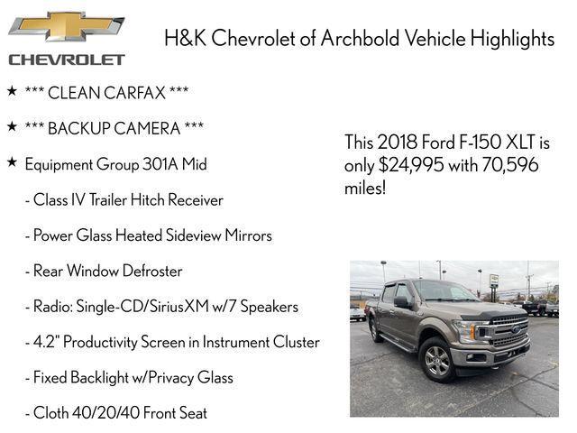 used 2018 Ford F-150 car, priced at $24,995