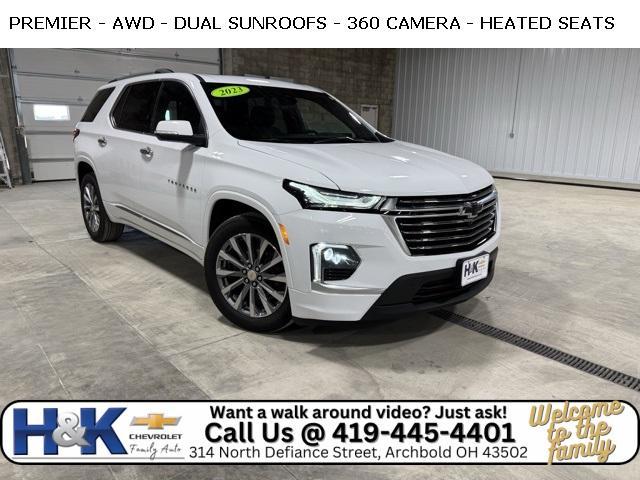 used 2023 Chevrolet Traverse car, priced at $36,595