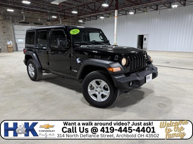 used 2021 Jeep Wrangler Unlimited car, priced at $27,995