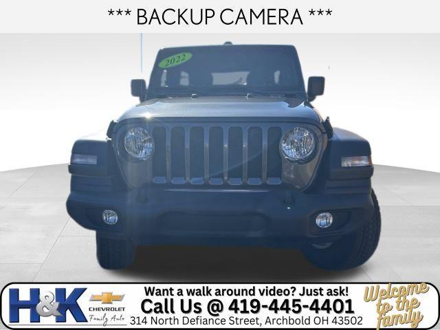 used 2022 Jeep Wrangler Unlimited car, priced at $29,395