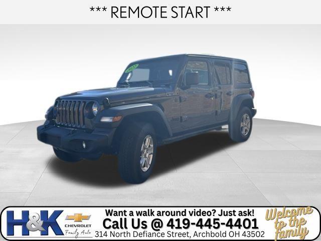 used 2022 Jeep Wrangler Unlimited car, priced at $29,395