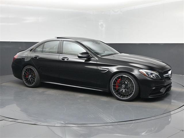 used 2017 Mercedes-Benz AMG C 63 car, priced at $45,999
