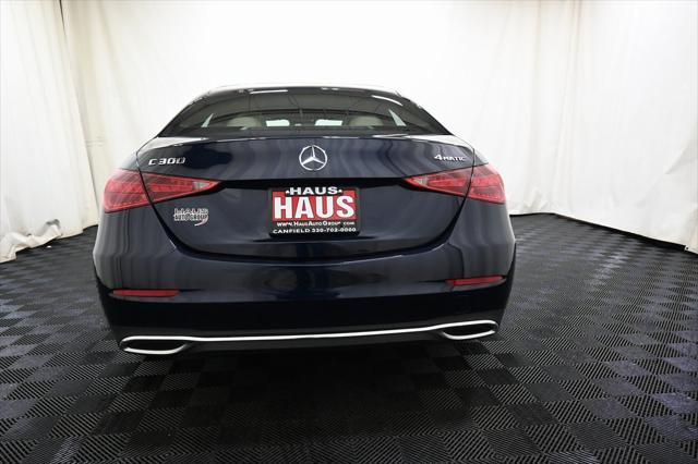 used 2022 Mercedes-Benz C-Class car, priced at $37,989