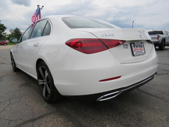 used 2022 Mercedes-Benz C-Class car, priced at $33,995