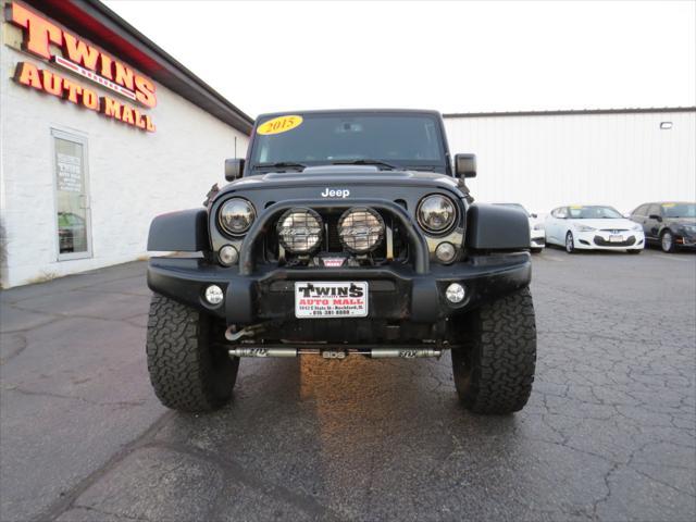 used 2015 Jeep Wrangler Unlimited car, priced at $20,995