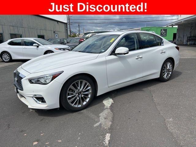 used 2021 INFINITI Q50 car, priced at $26,788