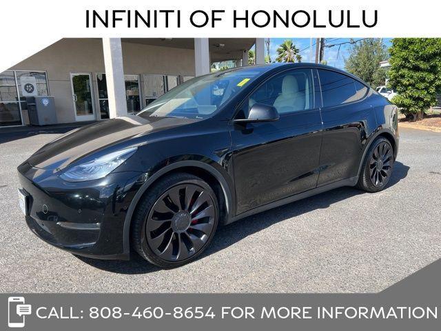 used 2020 Tesla Model Y car, priced at $34,877