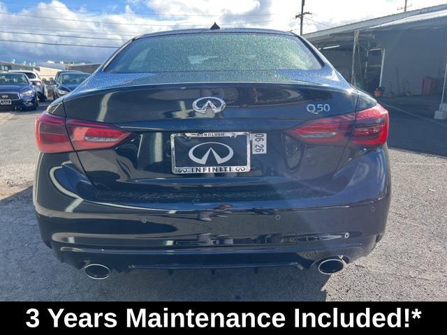 new 2024 INFINITI Q50 car, priced at $53,519