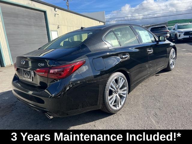 new 2024 INFINITI Q50 car, priced at $53,519