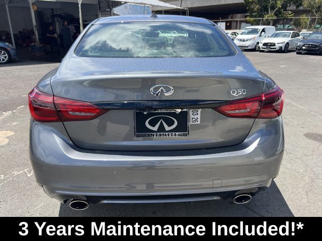 new 2024 INFINITI Q50 car, priced at $53,519