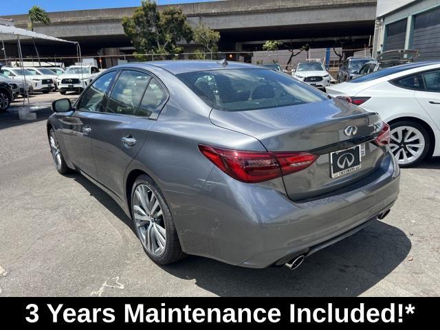 new 2024 INFINITI Q50 car, priced at $53,519