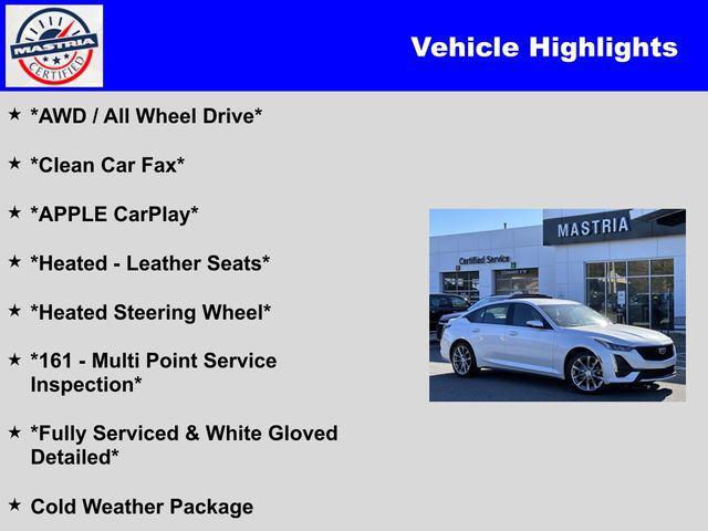 used 2022 Cadillac CT5 car, priced at $35,000