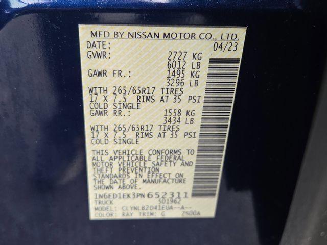 used 2023 Nissan Frontier car, priced at $28,945