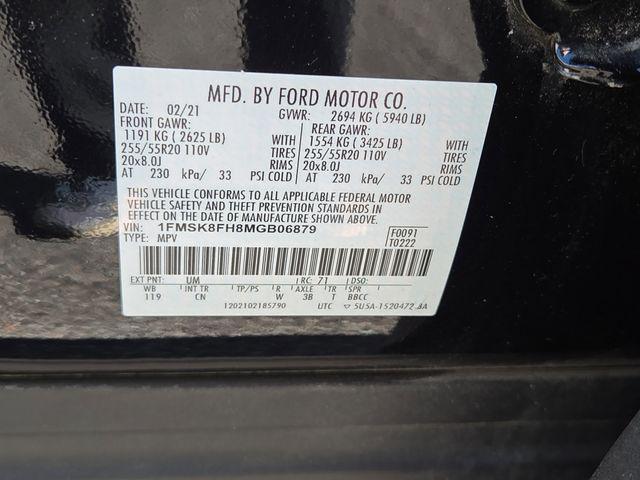 used 2021 Ford Explorer car, priced at $20,500