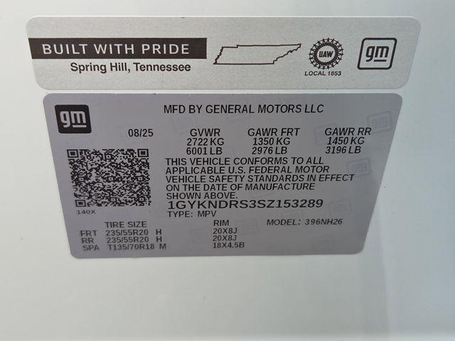 new 2025 Cadillac XT5 car, priced at $60,335