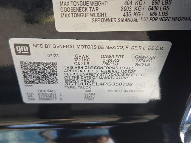used 2023 GMC Sierra 1500 car, priced at $54,700