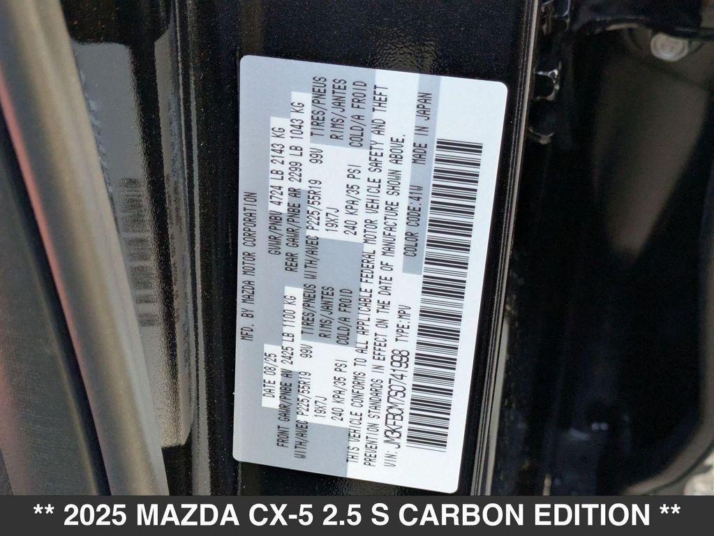new 2025 Mazda CX-5 car, priced at $34,920
