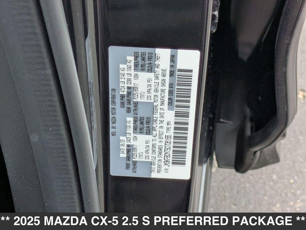 new 2025 Mazda CX-5 car, priced at $32,320