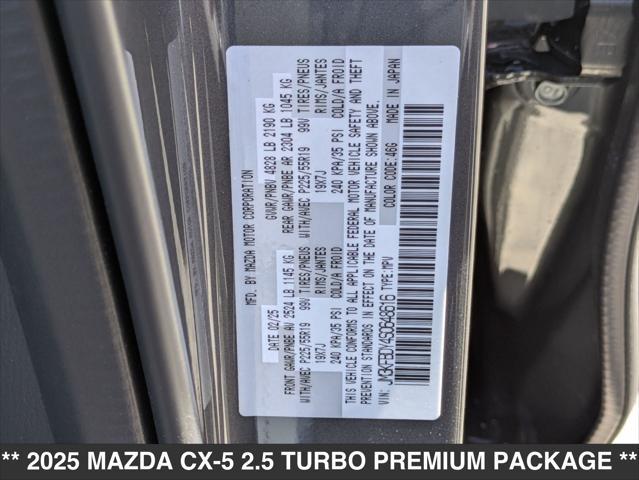 new 2025 Mazda CX-5 car, priced at $40,620