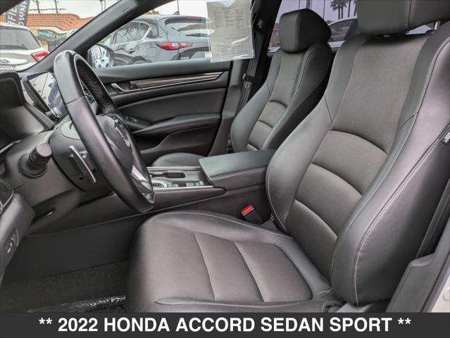 used 2022 Honda Accord car, priced at $26,500